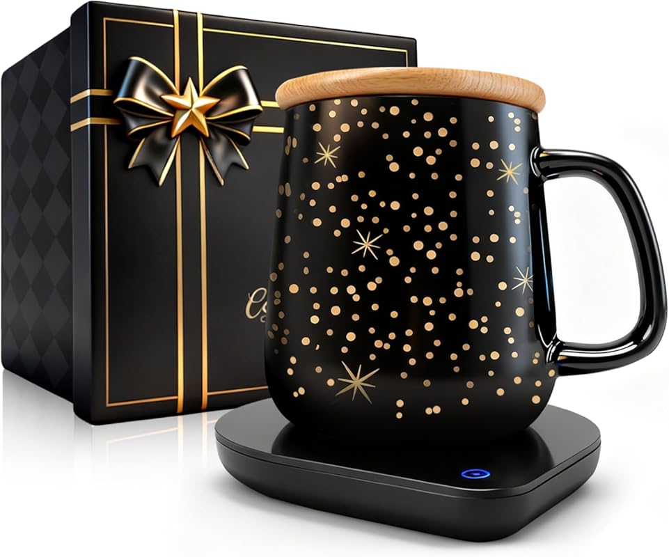 2025 Upgraded Coffee Cup Warmer with Temperature Control and Auto Shut