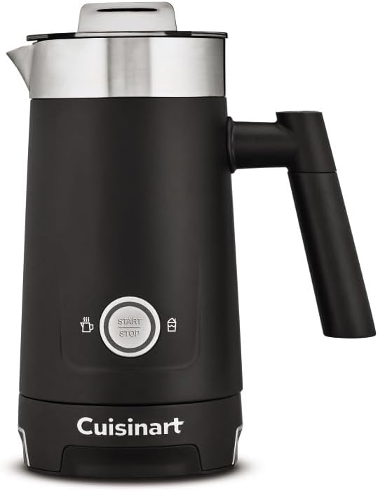 Cuisinart Hot and Cold Electric Milk Frother with Stainless Steel Nons