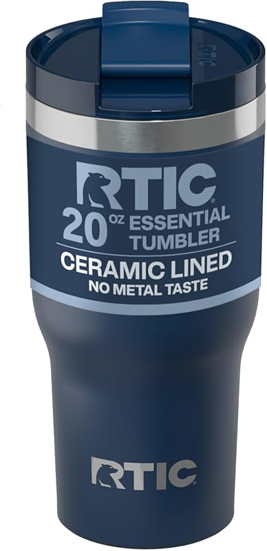RTIC 20oz Navy Essential Tumbler with Ceramic Lined Double Wall Vacuum