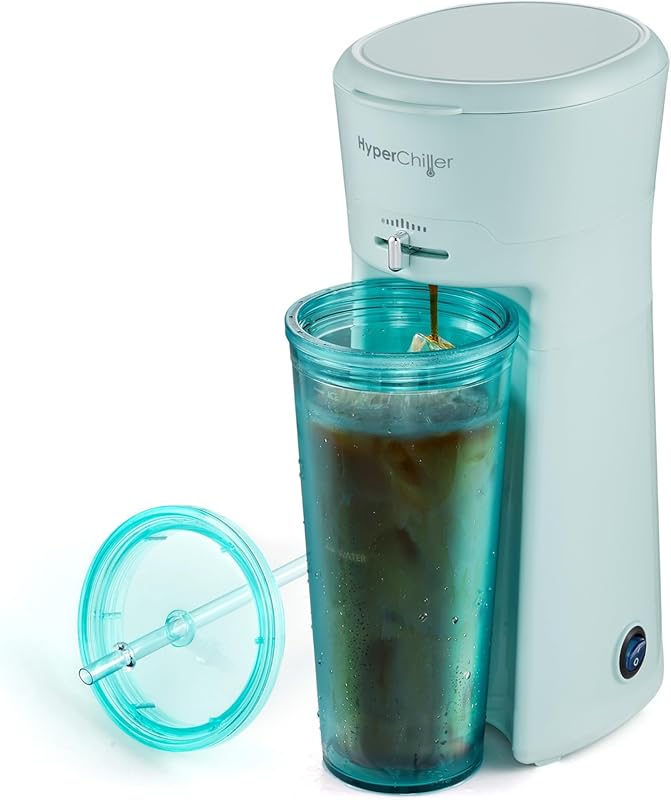 HyperChiller EHC824 Hot & Iced Coffee Maker with Adjustable Strength, 