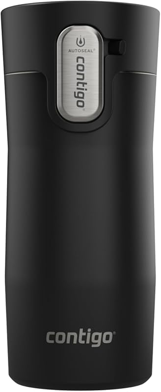 Contigo AUTOSEAL West Loop 12oz Matte Black Vacuum-Insulated Stainless