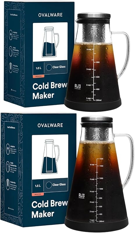Airtight Cold Brew Maker Pitcher Available in 1L and 1.5L Capacity for