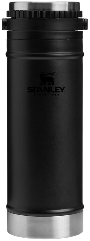 STANLEY 16oz Travel Mug with Integrated French Press, 4-Hour Insulatio