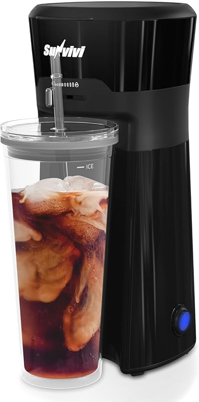 Cold Brew Coffee Maker with Reusable Filter and Insulated 20 oz Pitche