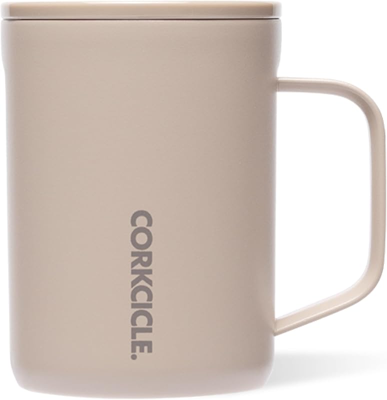Corkcicle Classic 16 oz Travel Coffee Mug with Triple Insulation, Shat