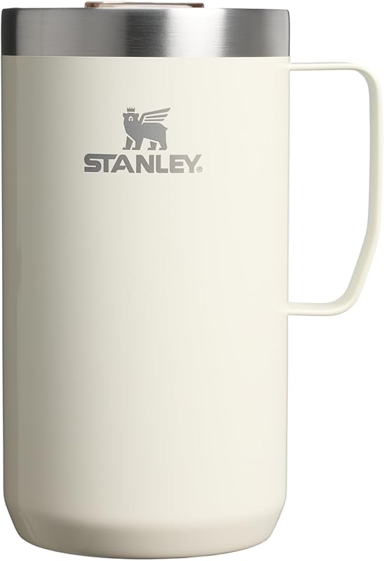 STANLEY Everyday Camp Mug with Insulated Stainless Steel, Drink-Throug