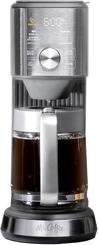 Mr. Coffee Perfect Brew Intelligent Coffee Maker for Cold Brew, Hot Co
