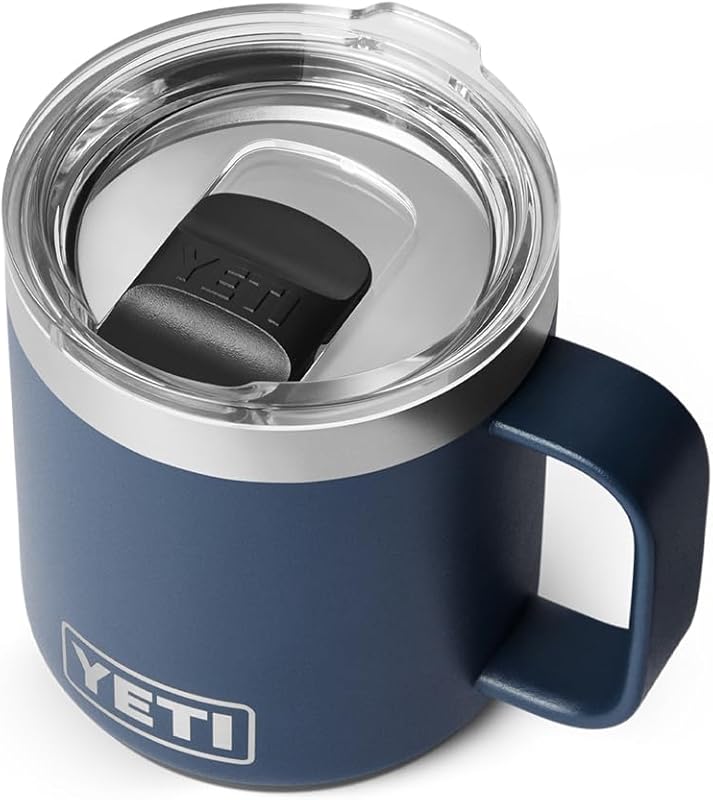 YETI Rambler 10 oz Ceramic Lined Stackable Mug, Vacuum Insulated Stain
