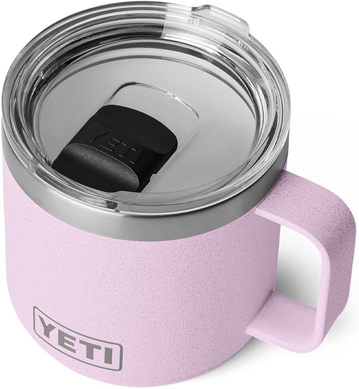 YETI Rambler 14 oz Ceramic Lined Stackable Mug, Vacuum Insulated Stain