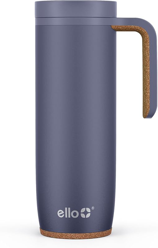 Ello Magnet 18oz Stainless Steel Tumbler with Magnetic Cap, Double Wal