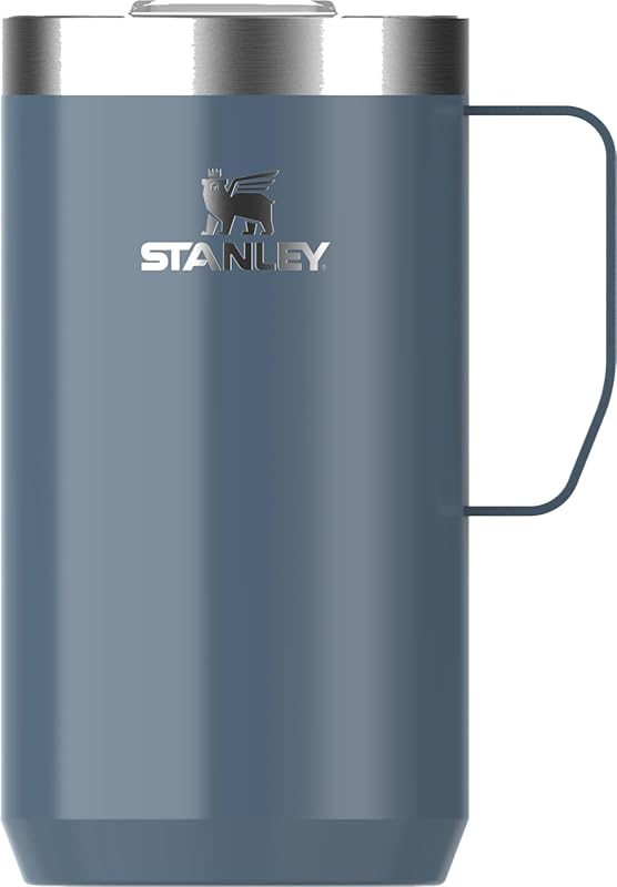 STANLEY Durable Stainless Steel Everyday Camp Mug with Insulated Desig