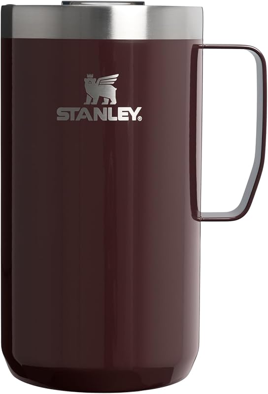 STANLEY Insulated Stainless Steel Everyday Camp Mug with Drink-Through