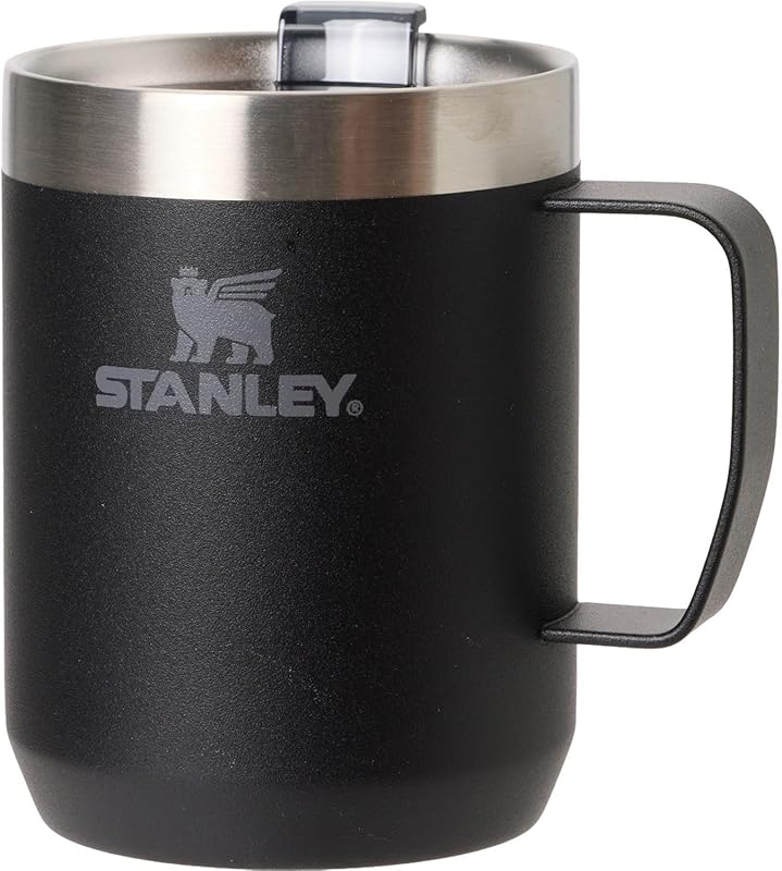 STANLEY Stay-Hot Camp Mug 8 oz with Press Fit Lid, Insulated Stainless