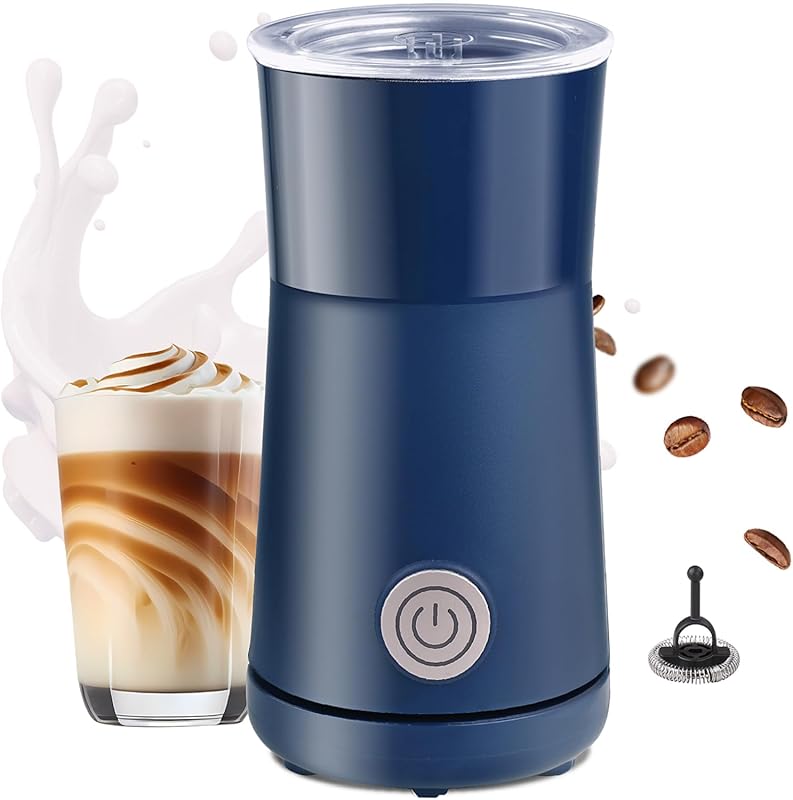 Simple 2-in-1 Electric Milk Frother and Steamer with Milk Warmer for L