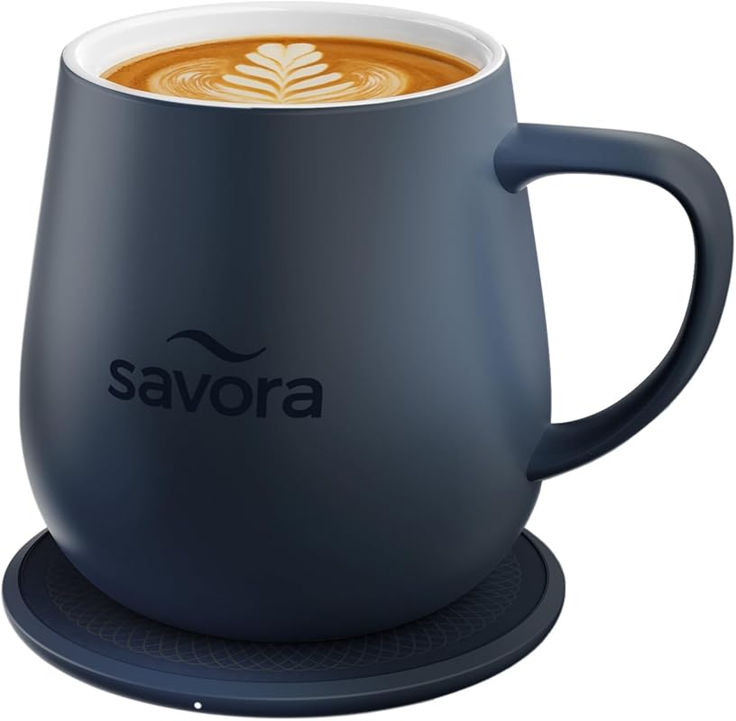 IntelliHeat™ 12oz Coffee Mug with Wireless SmartSense Pad, Maintains 1