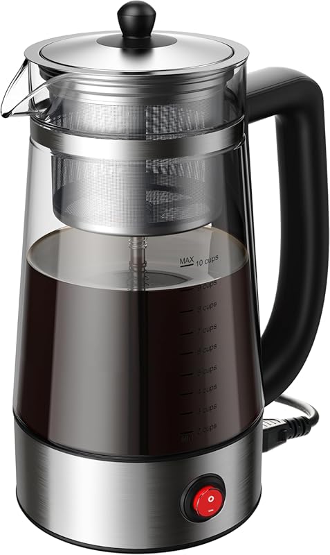 Compact and Efficient Electric Coffee Percolator for Fast Brewing and