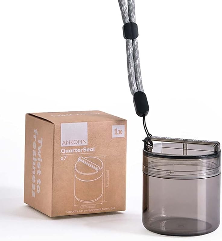 ANKOMN QuarterSeal X7 Airtight Coffee Canister, UV-Proof Modular Singl