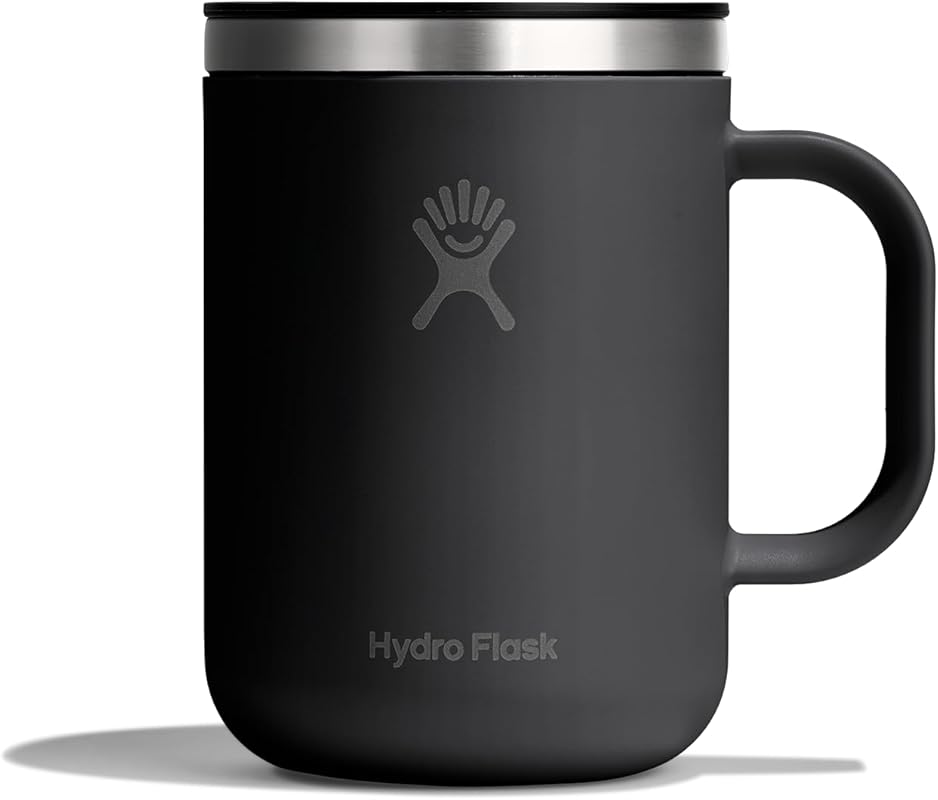 Hydro Flask 24 Oz Tonal Black Insulated Stainless Steel Coffee Mug, Le