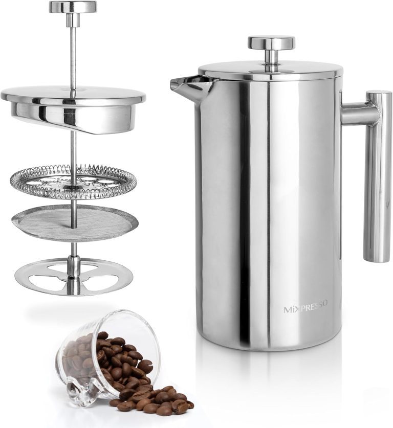 Mixpresso Stainless Steel French Press Review 2026: Durable Double Wall Insulate