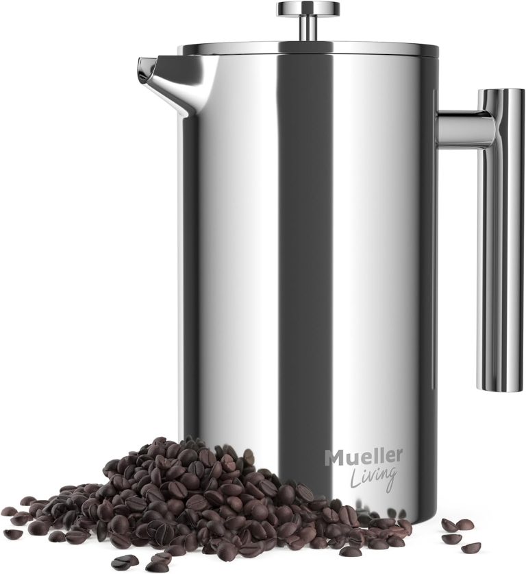 MuellerLiving French Press Coffee Maker Review 2026: Durable Stainless Steel Bre