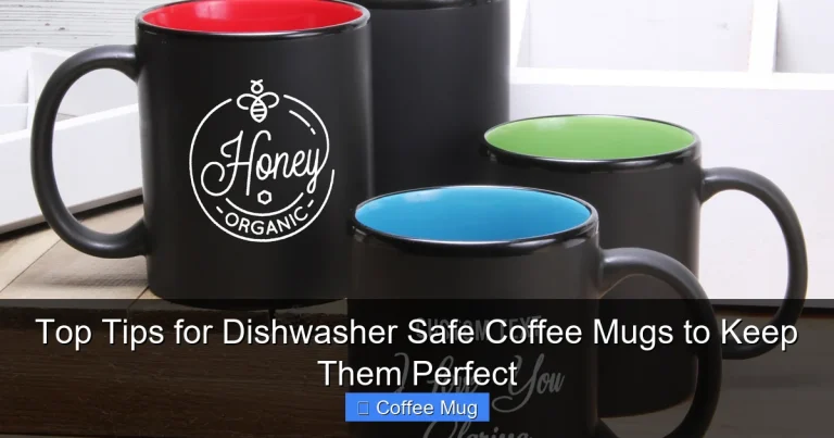 Top Tips for Dishwasher Safe Coffee Mugs to Keep Them Perfect