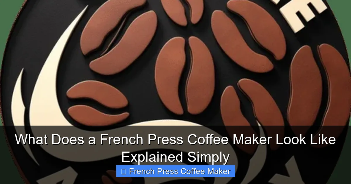 What Does a French Press Coffee Maker Look Like Explained Simply
