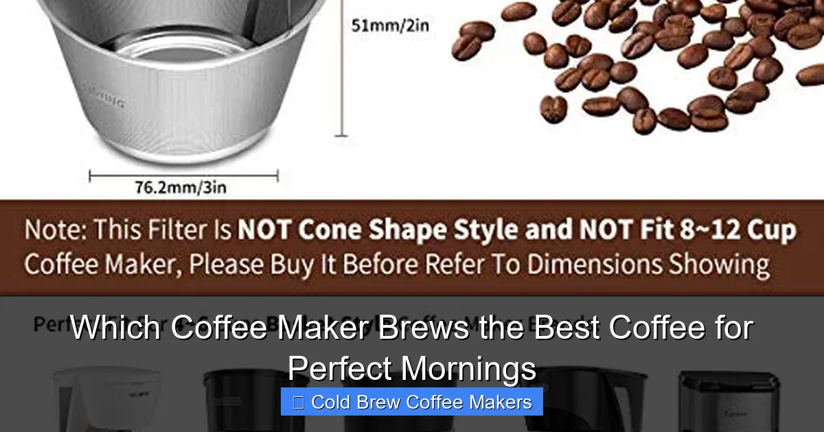 Which Coffee Maker Brews the Best Coffee for Perfect Mornings