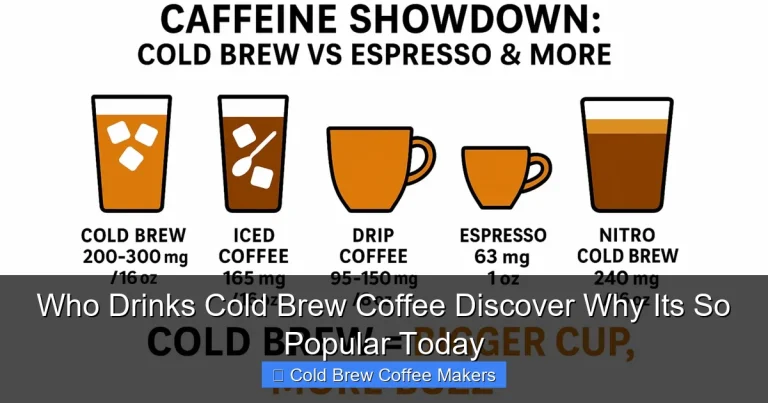 Who Drinks Cold Brew Coffee Discover Why Its So Popular Today