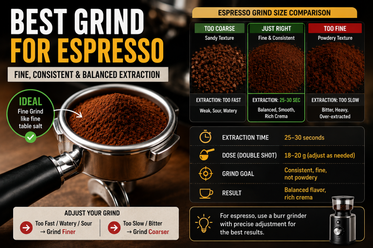 What Grind Is Best for Espresso Machine