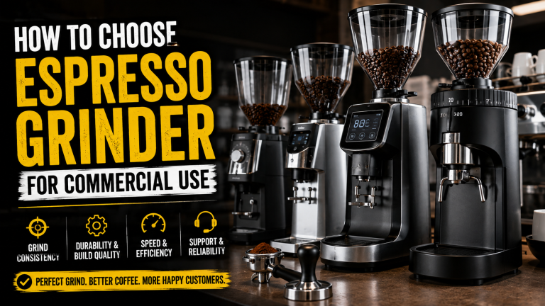 How to Choose an Espresso Grinder for Commercial Coffee Use