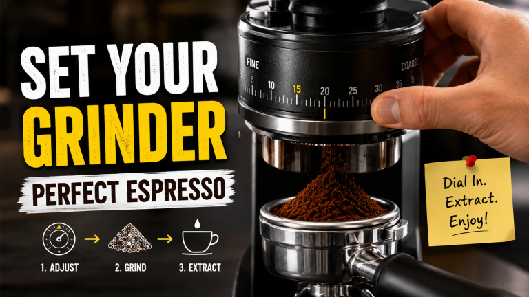 How to Set a Coffee Grinder for Espresso