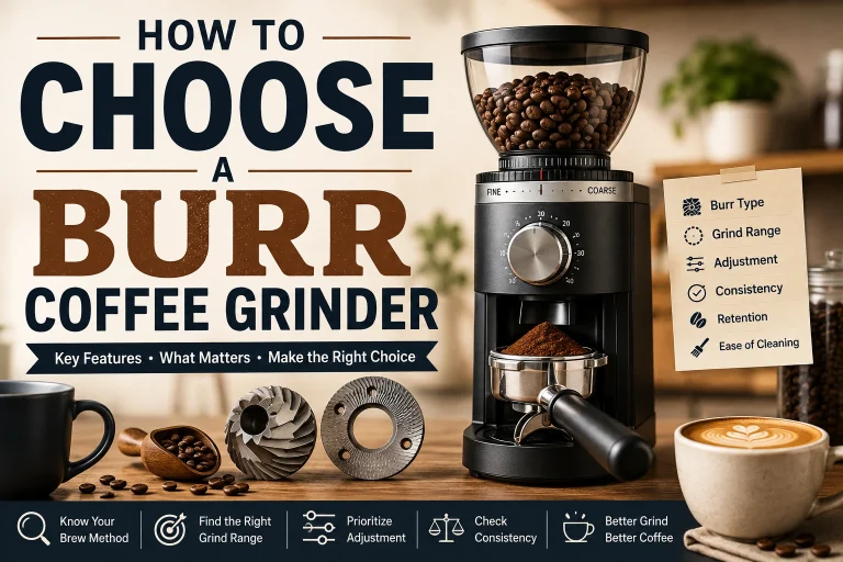 how to choose a burr coffee grinder